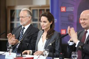 Angelina Jolie at the LSE